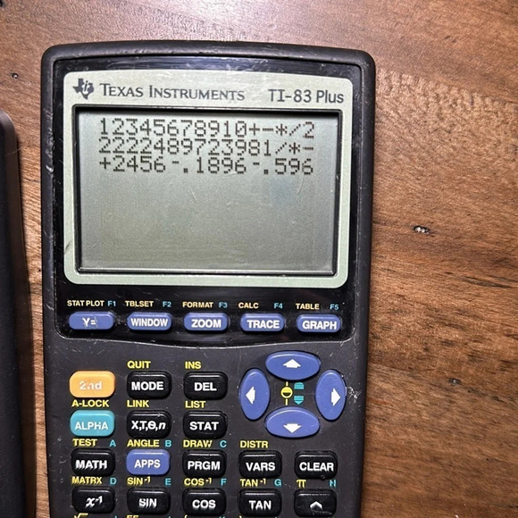 Texas Instruments Ti83 Plus Black Graphing Calculator• Includes Cover - Picture 4 of 13